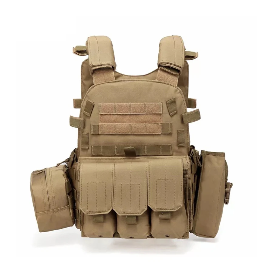 TV05 Outdoor Tactical Vest Bibs Safty Guard Vest for Camping Hunting Hiking Shooting Combat Safty CS Bib