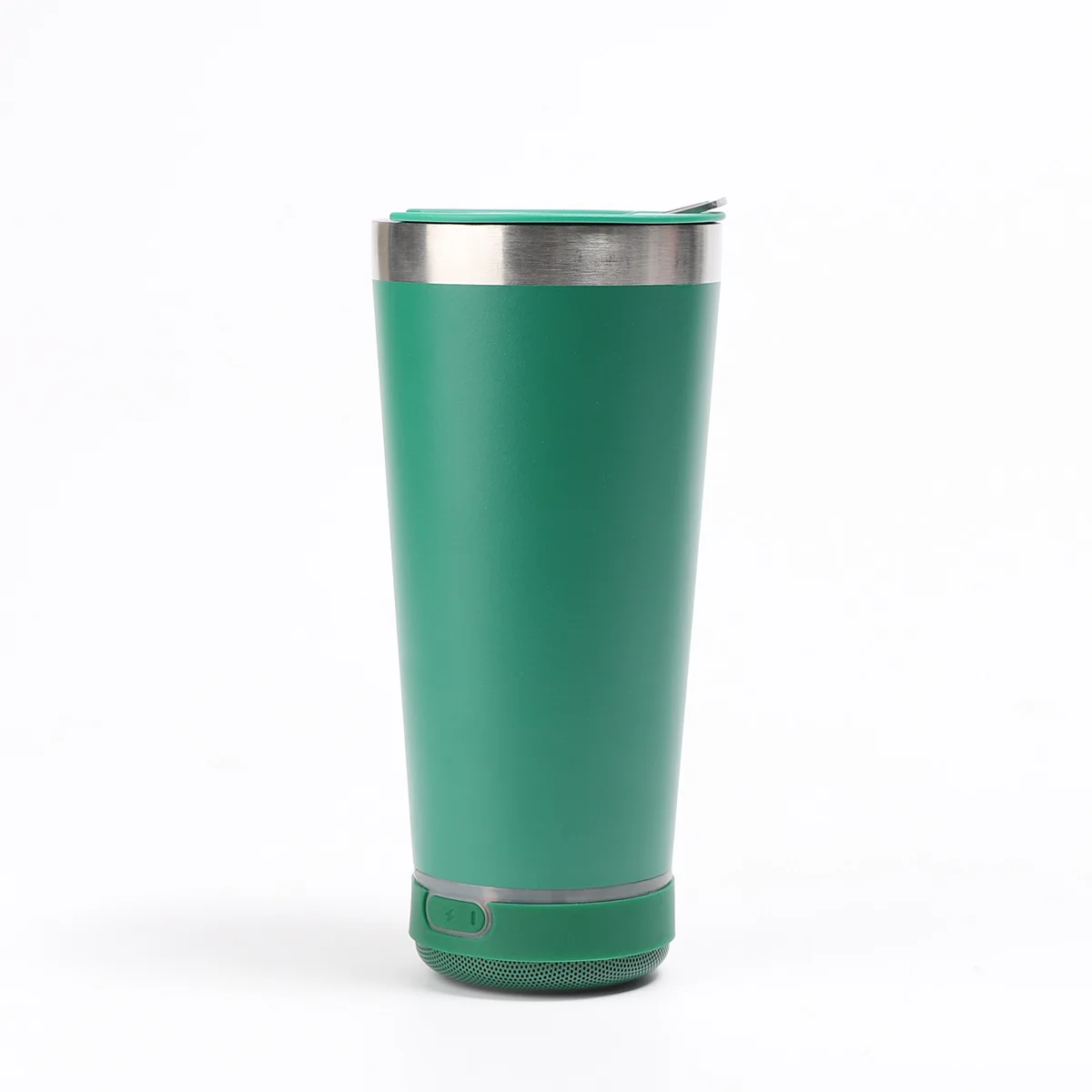 2024 New USB Charging Cup 16oz Intelligent Blue tooth Vacuum Tumbler Stainless Steel Blue tooth Beer Cup with Wireless Speak