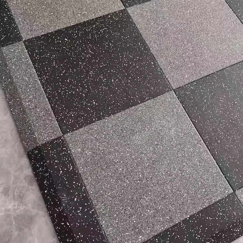20mm high-density wear-resistant shock-absorbing garage rubber mats for gym outdoor