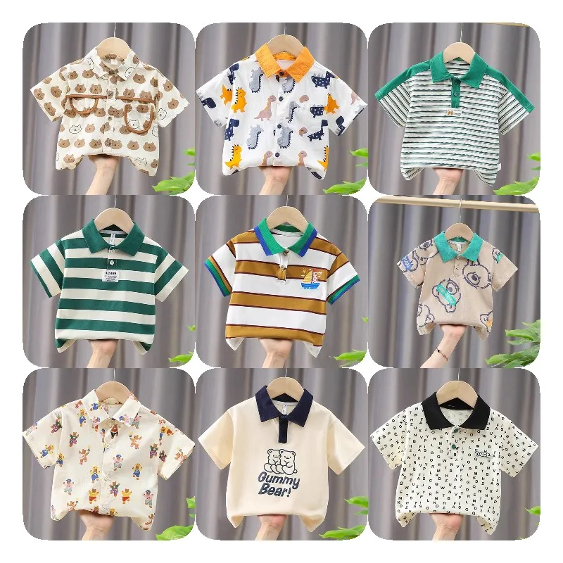 Wholesale Quality Kids Embroidery Custom Logo Free Design Vietnam Clothing Polo Shirts Uniform Polo Shirt