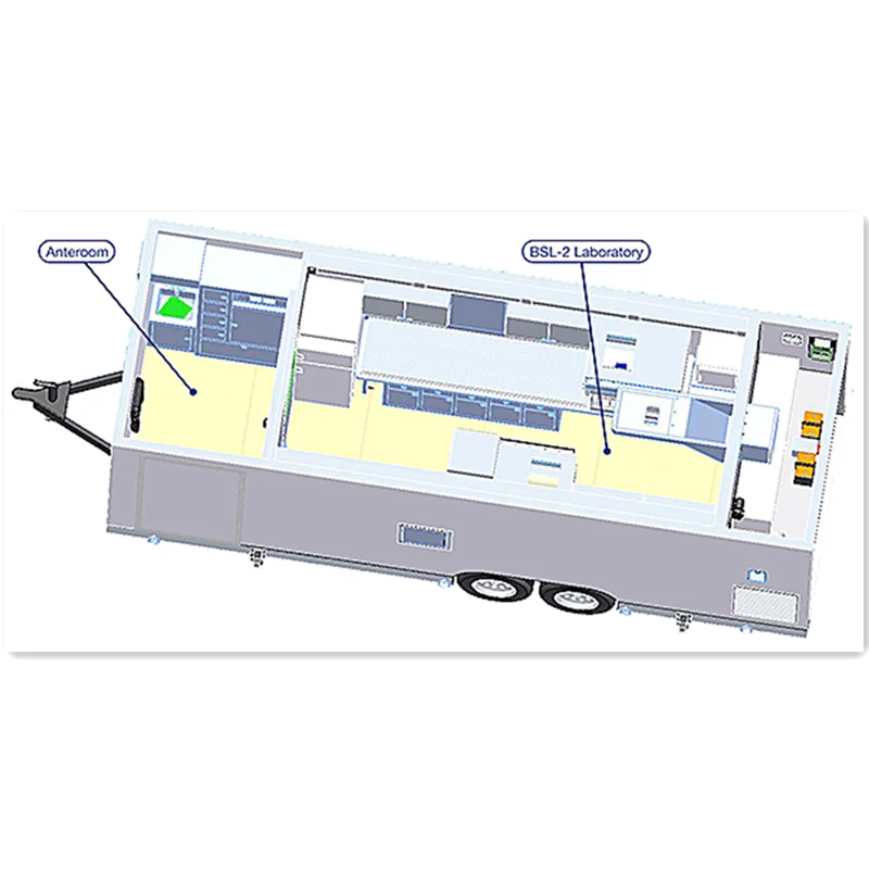Small PCR room for quickly test