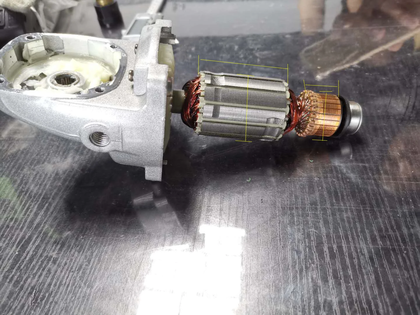 AB washer body housing gear box  spare parts of Angle Grinder  G15AS2  125B/150B   China