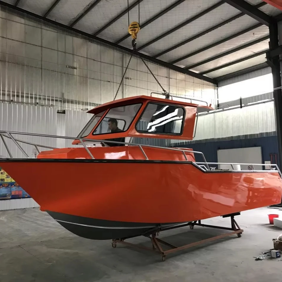 Hot Selling Customized 8m Offshore Watercraft Aluminum Fishing Boat in River and Sea for Leisure