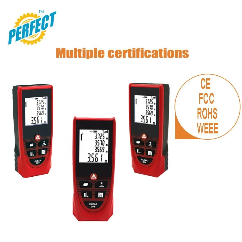 JSPERFECT factory handheld 50 60 meters machine laser distance meter