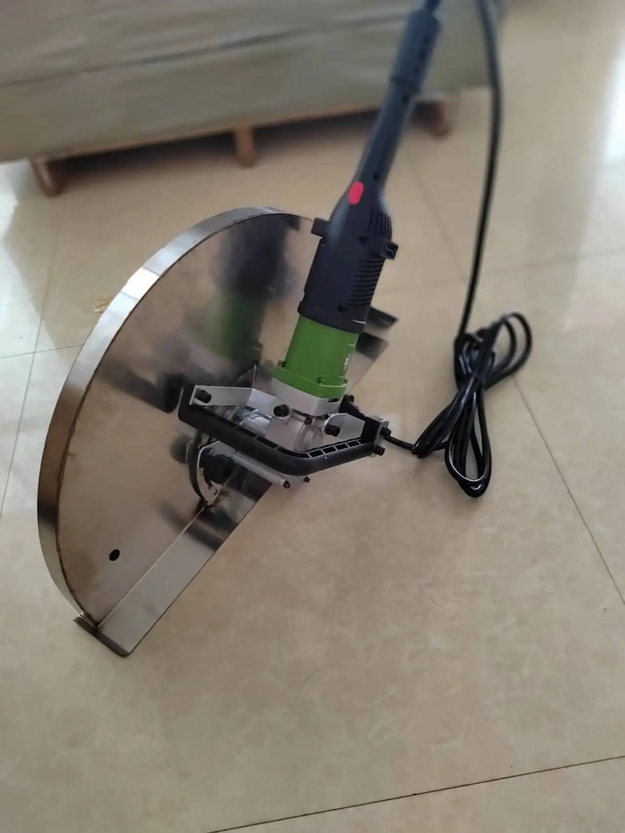 Electric Handheld Concrete Saw Machine 5800w Handy Brushless Concrete Cement Cutting Circular Ring Wall Saw