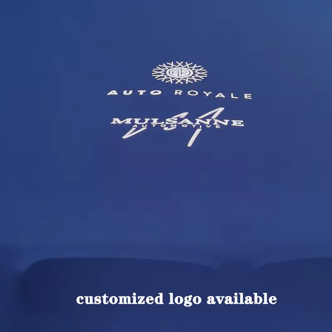 Custom Soft Fleece Breathable Spandex Car Cover Blue Indoor Car Cover Sheets Anti Dust Full Body Indoor Car Cover