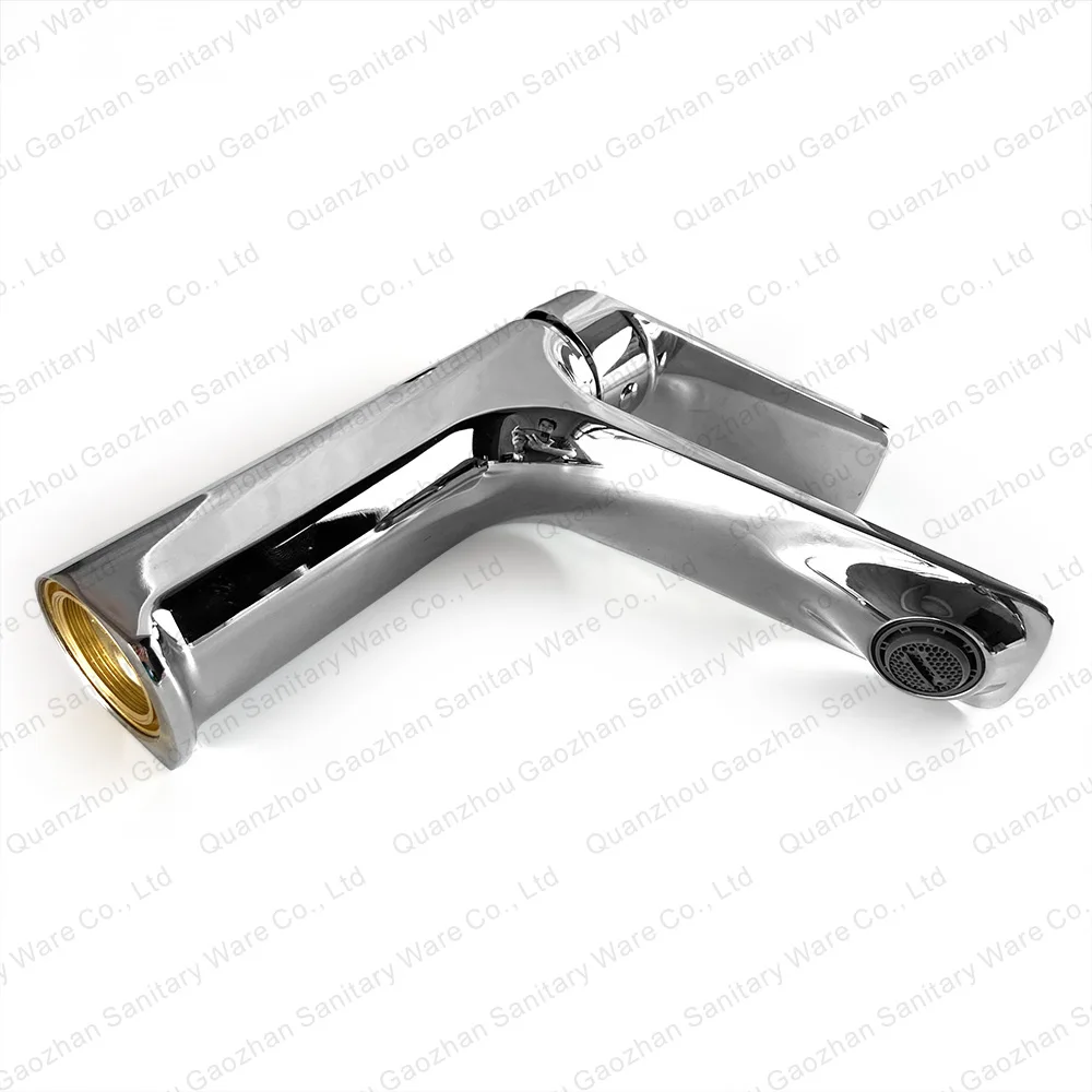 Best selling hot sales solid mixer copper chrome color lavatory basin hot and cold water faucet tap