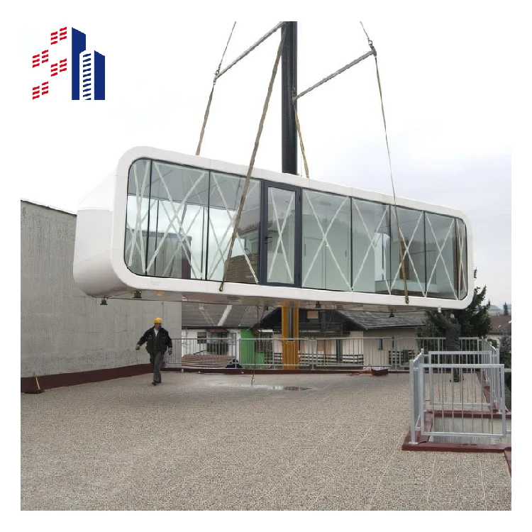 SH 20ft 40ft Outdoor Modern Popular Prefab House Tiny House Mobile Working House Office Pod Apple Cabincabin