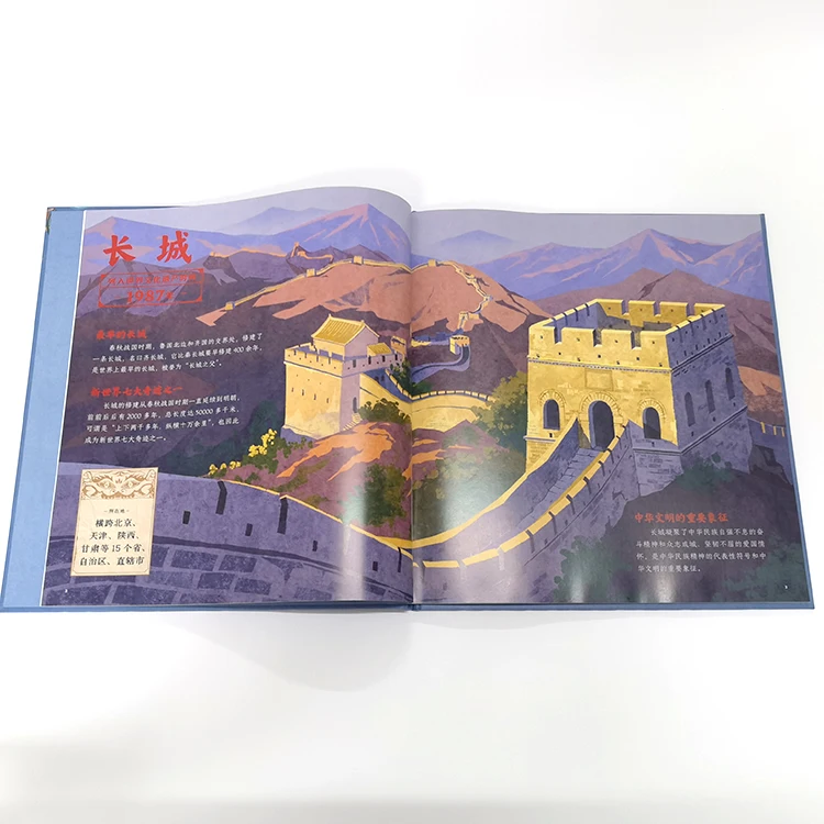 China book factory custom hardcover picture book printing for children