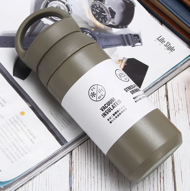 Amazon aotsen Factory direct supply ins Japanese-style thermos mug portable hand-held coffee cup