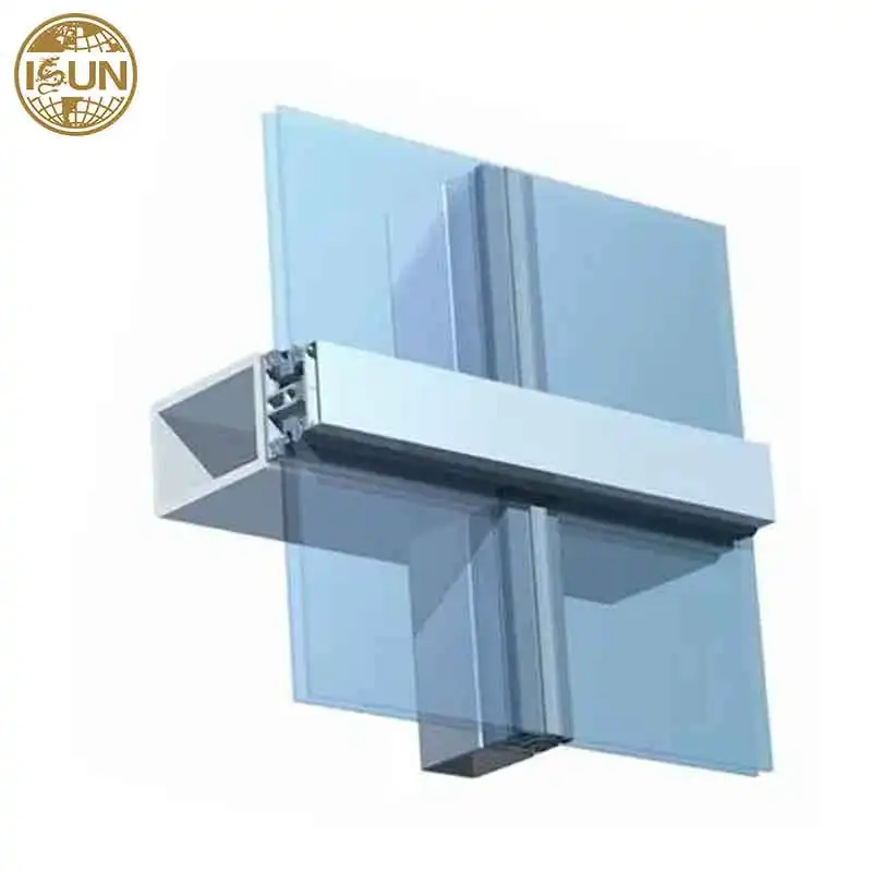 Sandwich Wall Panels 3D Decoration Glass Aluminium Building Exterior Wall Decoration Double Tempered Glass Curtain Wall