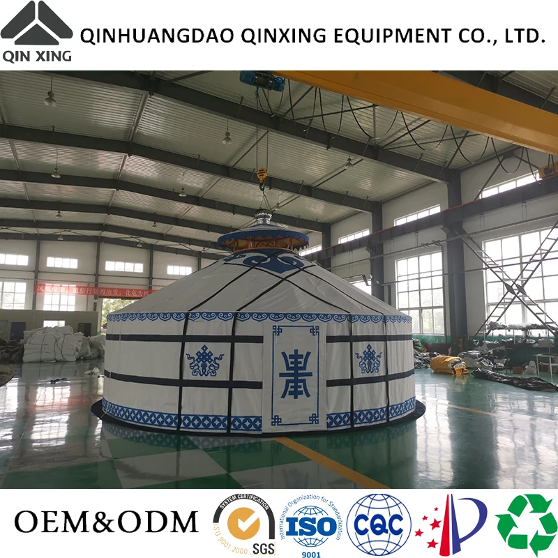 Hot sale luxury steel waterproof dome yurt