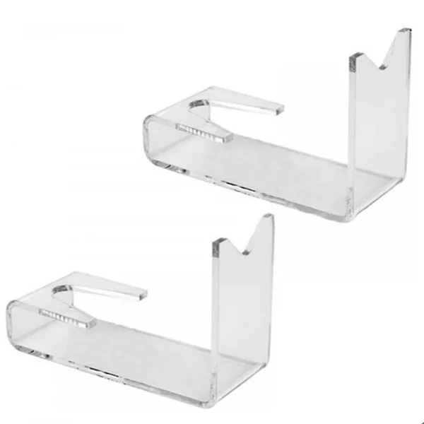 Clear customize acrylic gun display case with base