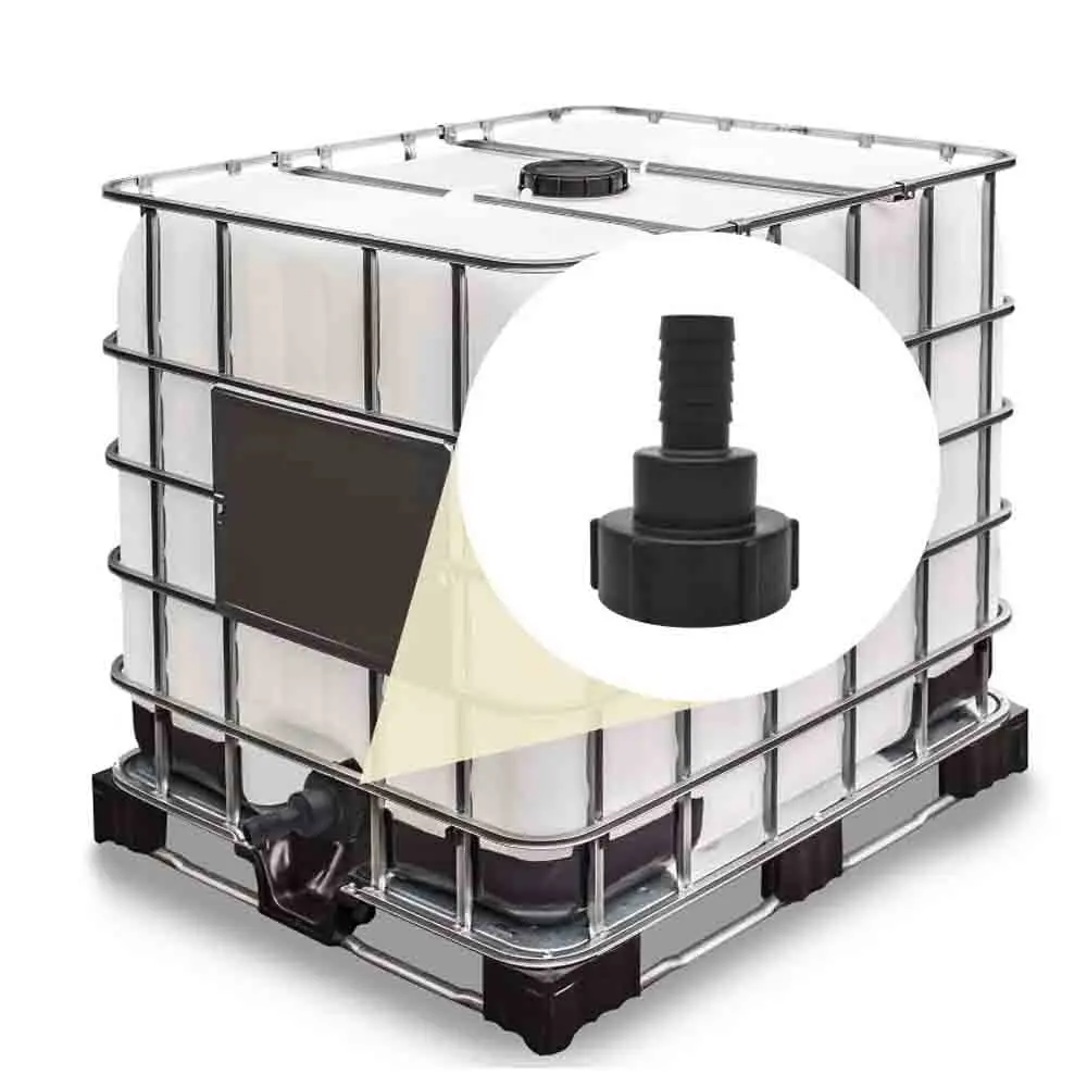 S60 x 6 IBC водяной бак клапан разъем для садового шланга соединители Фитинги водяного бака шланг адаптер воды стыковой замены