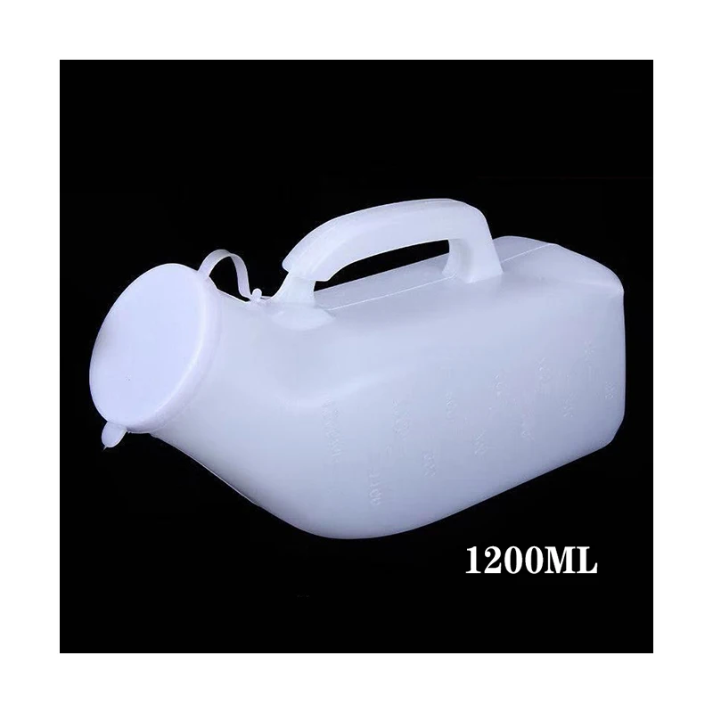 Portable Urinal for Men Urine Collector Outdoor Plastic Potty with Hose