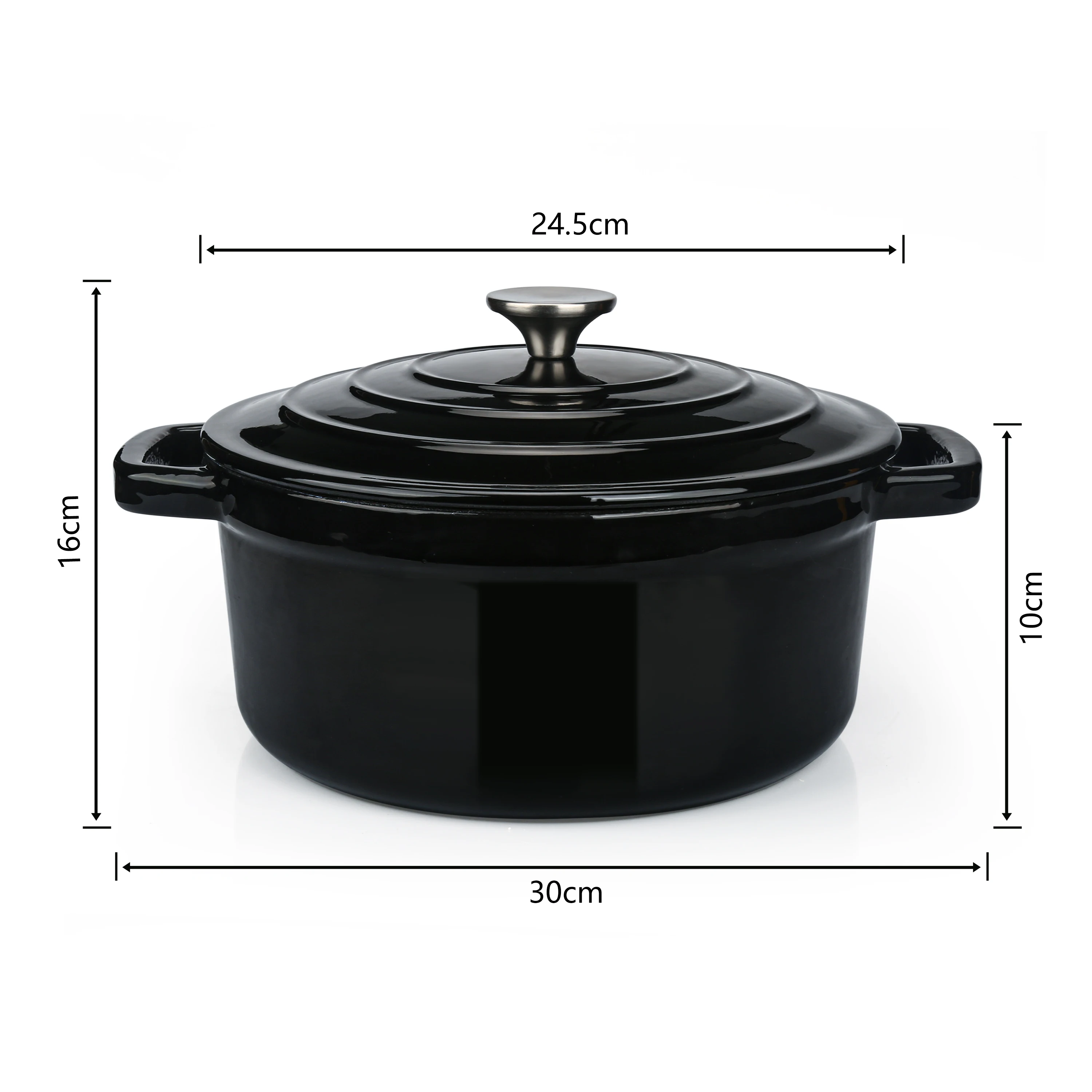 Wholesale Round Shape  Customized Color Enameled Cast Iron Dutch Oven with Competitive Price