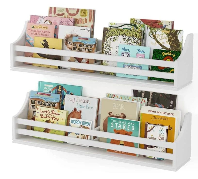 Customized wholesale multifunctional wooden wall shelf wall shelf home decor