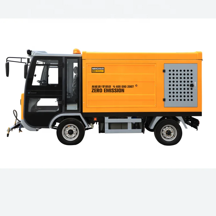 Road Maintenance Vehicle with high pressure washing and saving energy