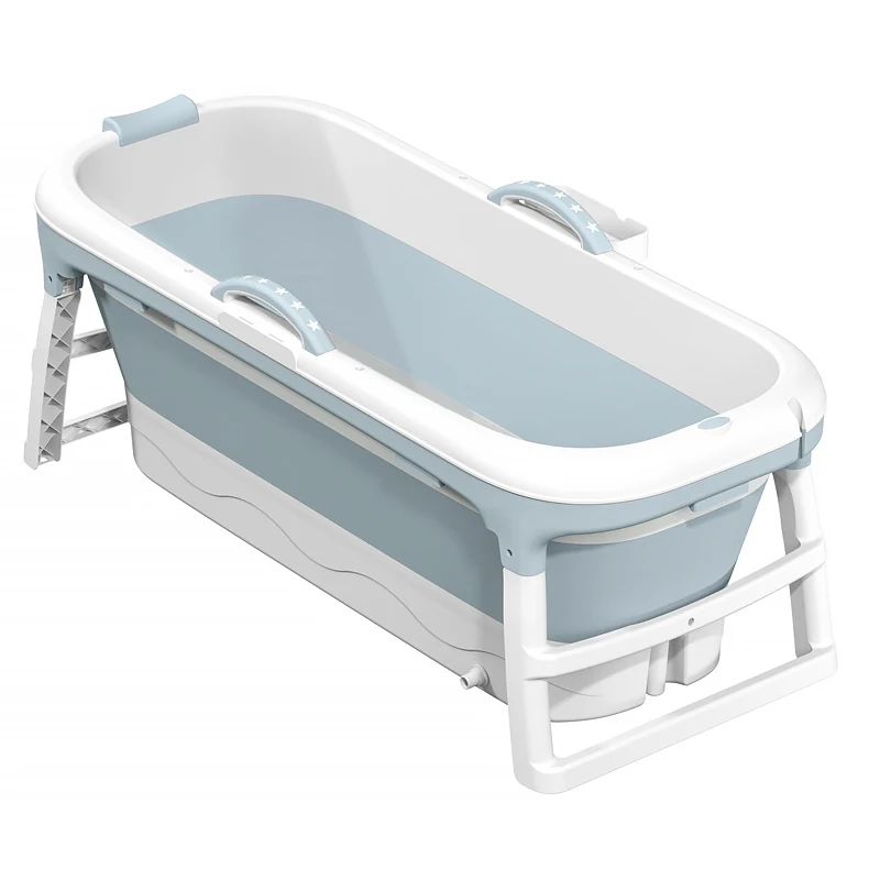  Wholesale USA Free Shipping Freestanding 115cm Large Size Adults Hot Tub Foldable Baby Bathtub