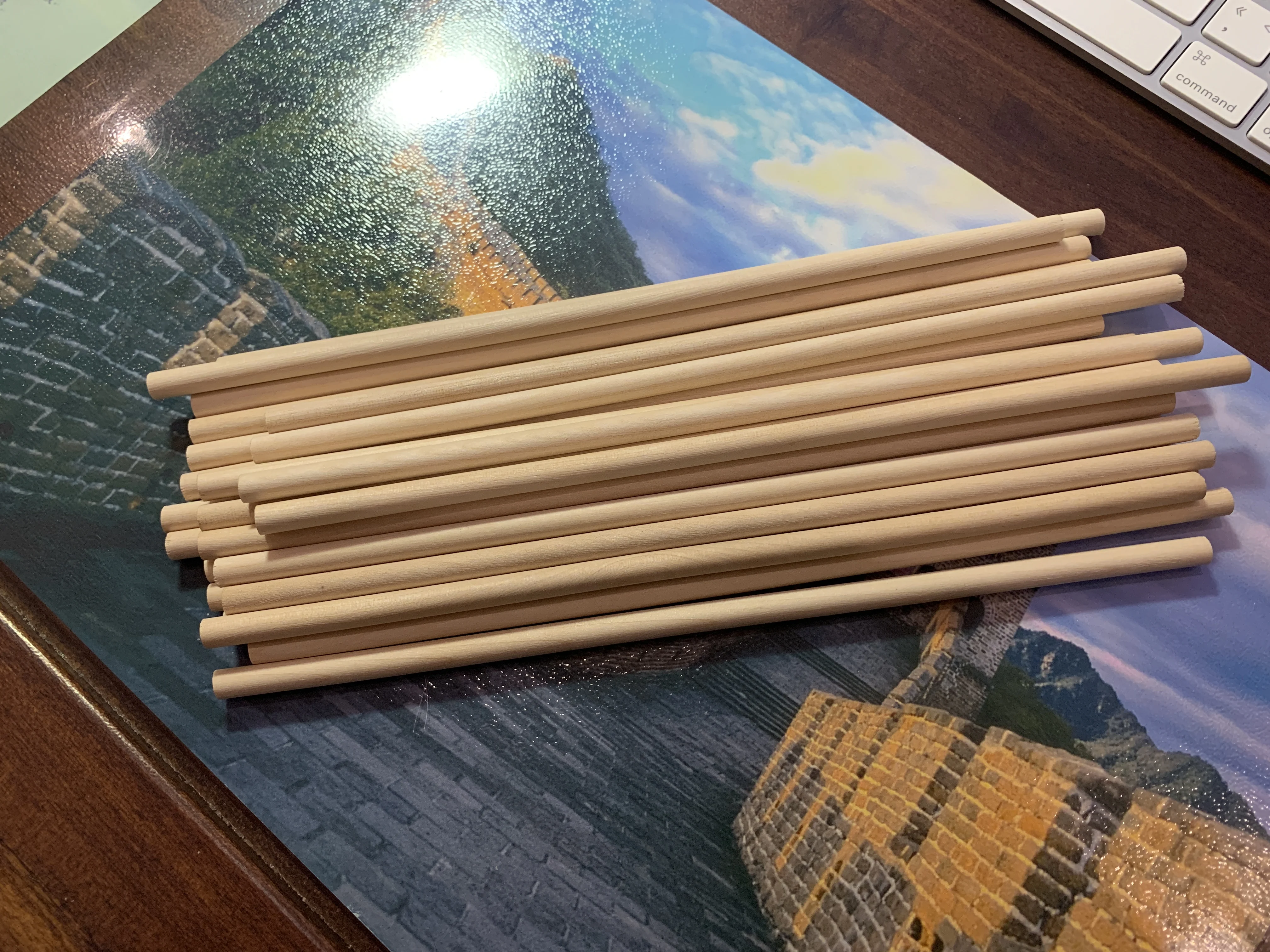 Marshmallow Skewer Candyfloss Stick Birch Wood Sticks