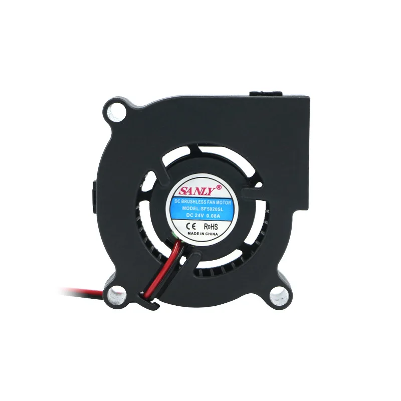 5020 12v Rated Voltage Cooling Fan 3000rpm Speed Ventilation Small Centrifugal Blower 50x50x20mm