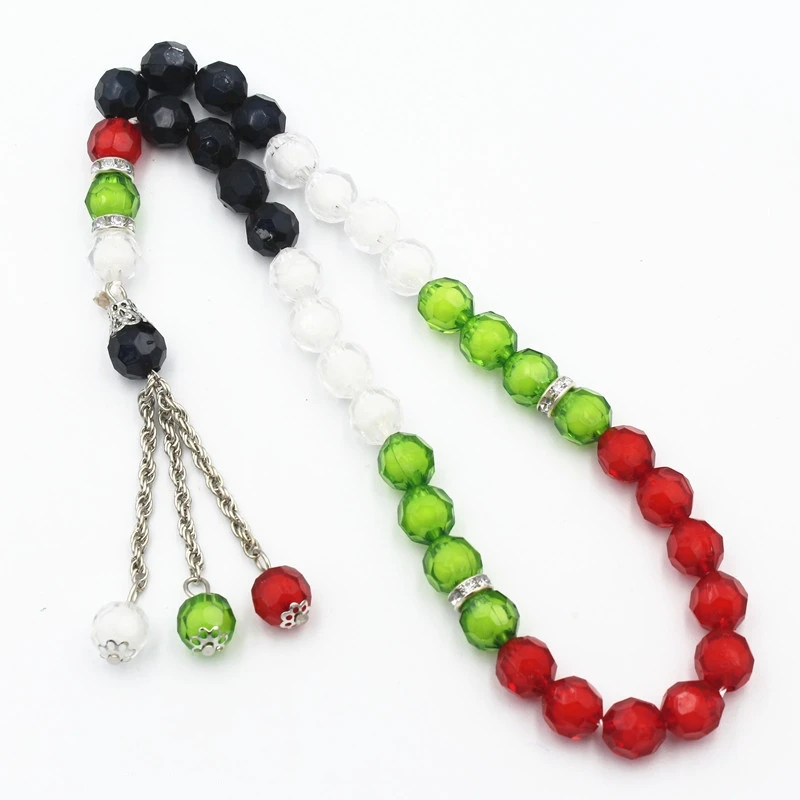 Wholesale palestine prayer beads acrylic Muslim beads TASBIH islamic jewelry