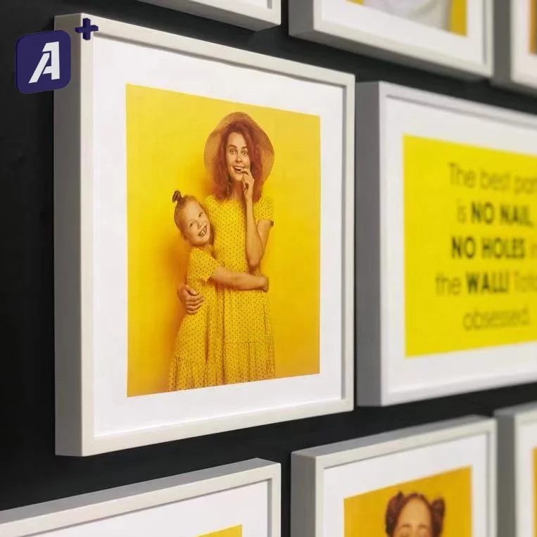 8x8/12 Picture Wall Decor Restickable Plastic Handmade Photo Frame