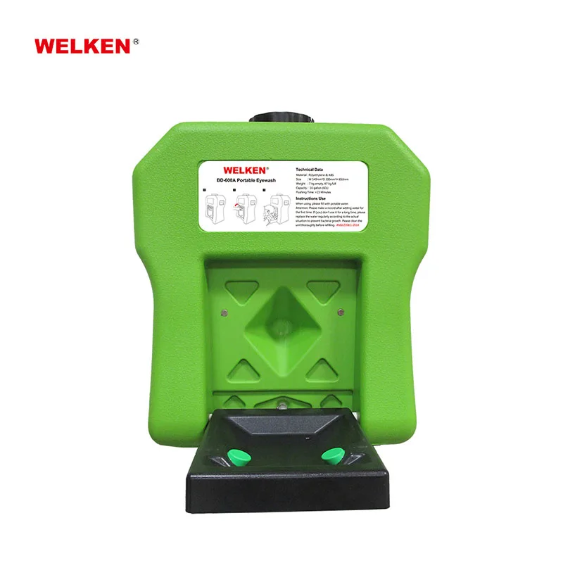 Manufacturer Custom ANSI Portable Eyewash Safety Eye Wash Station In China