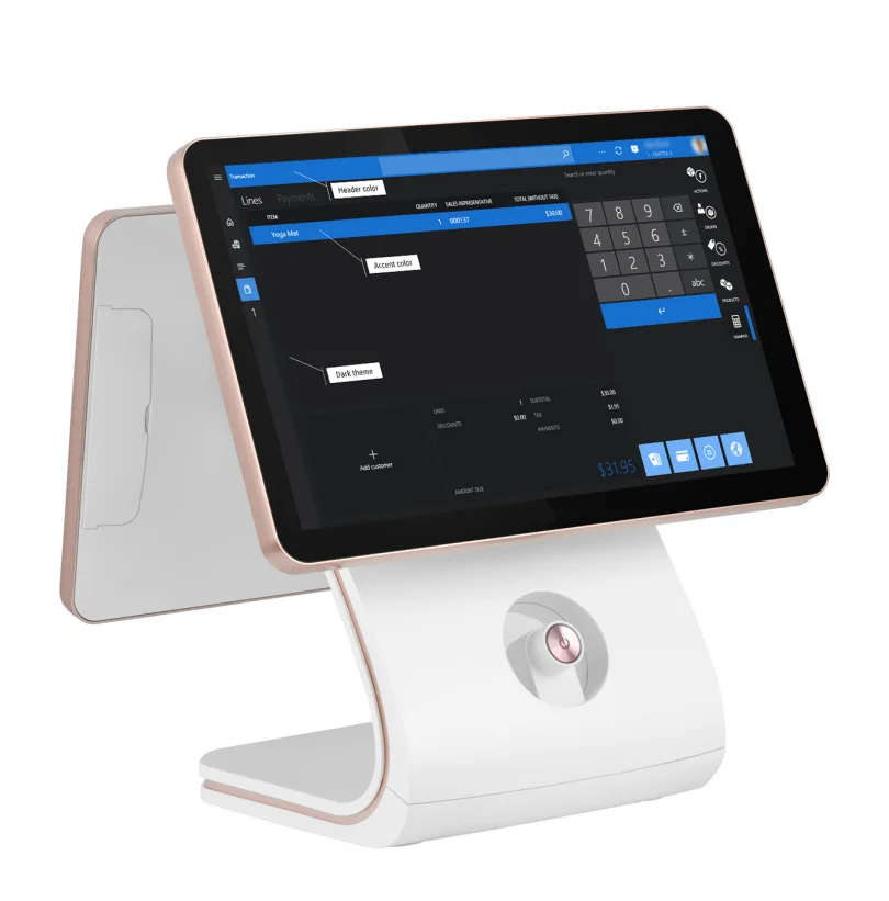 15.6 inch full HD pos system point of sale square small business epos cashier machine