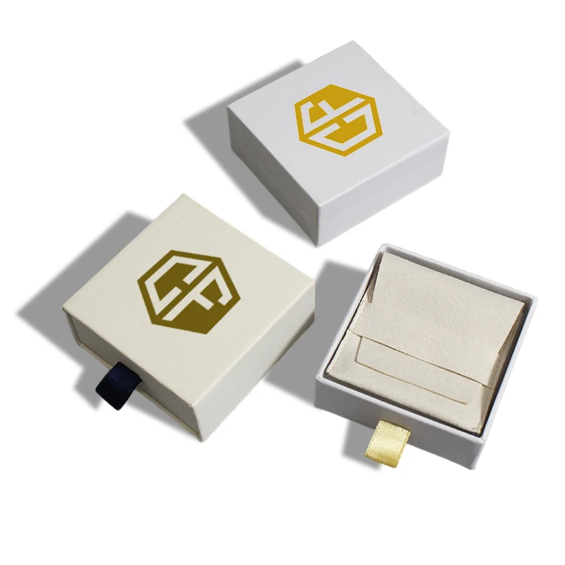 Custom Jewelry Eco-friendly Board Drawer Box Gift Packaging Shipping Cardboard Box and Luxury Packing For Jewelry Boxes