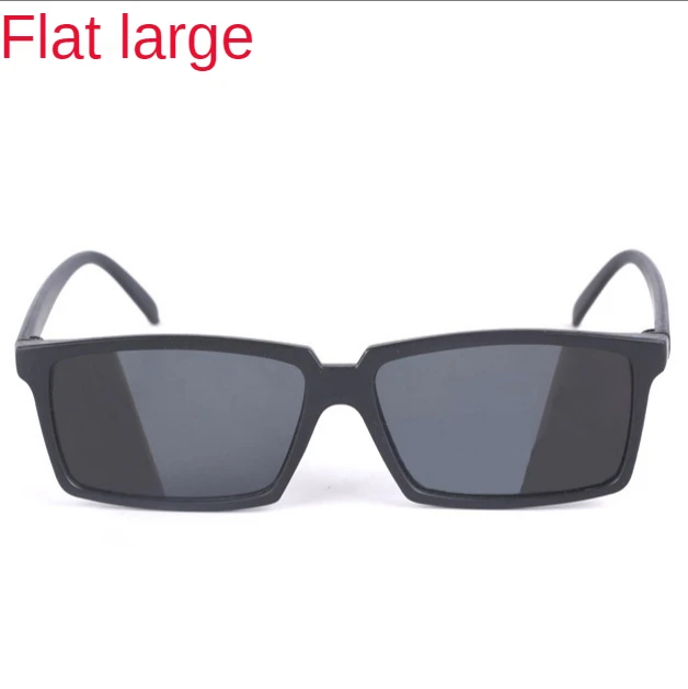 
Detective glasses wholesale 2021 new anti-tracking sunglasses flat matte black spy party eyeglasses 