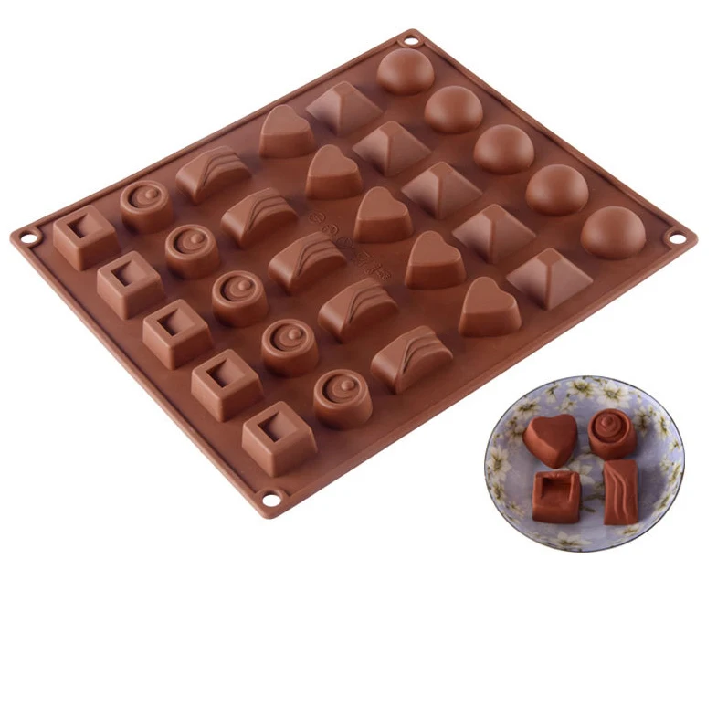 Multi Shapes Silicone Bean Jelly Candy Fondant Cake Molds Chocolate Molds For Chocolate Candy Jelly Making