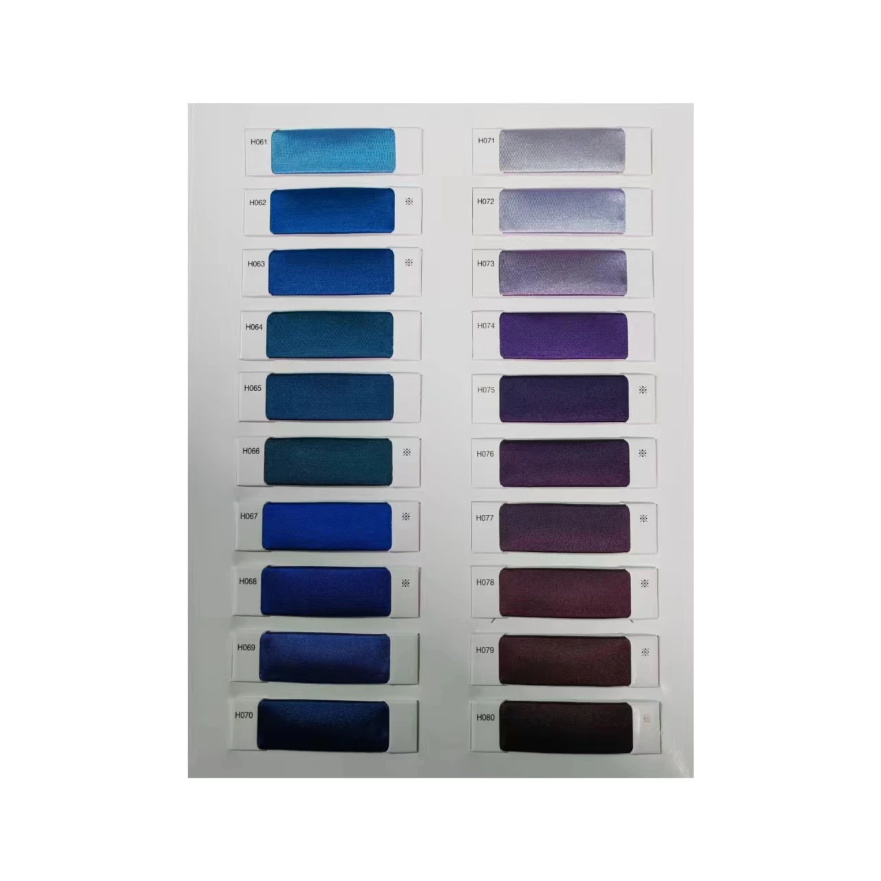 Glossy Twist Stretch digital print  Satin120+ colors sample book