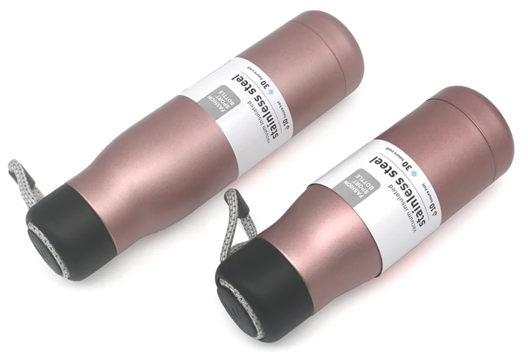 
Best sale 20 OZ thermos vacuum flasks with rope handle / double wall vacuum stainless steel water bottle 