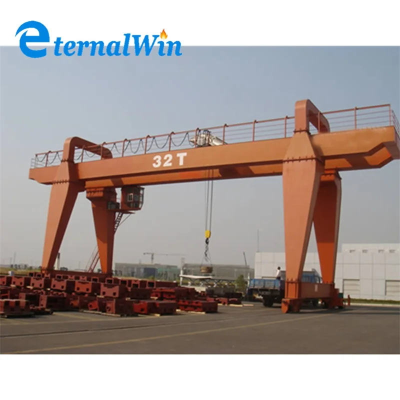 Double Girder Explosion Proof Gantry Crane Quay Side Container Gantry Crane For Construction