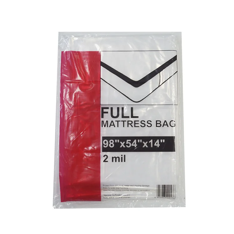 Thailand Factory biodegradable Plastic mattress bags, heavy duty mattress bag cover for moving ,mattress bag