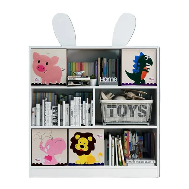 JILEN-детская полка для книг из массива дерева, простой современный шкаф для учеников начальной школы, простой комбинированный шкаф