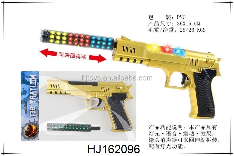 New Design Chinese toys Suspended flying ball Target Shooting Gun Toy Hover shooting gun game with music