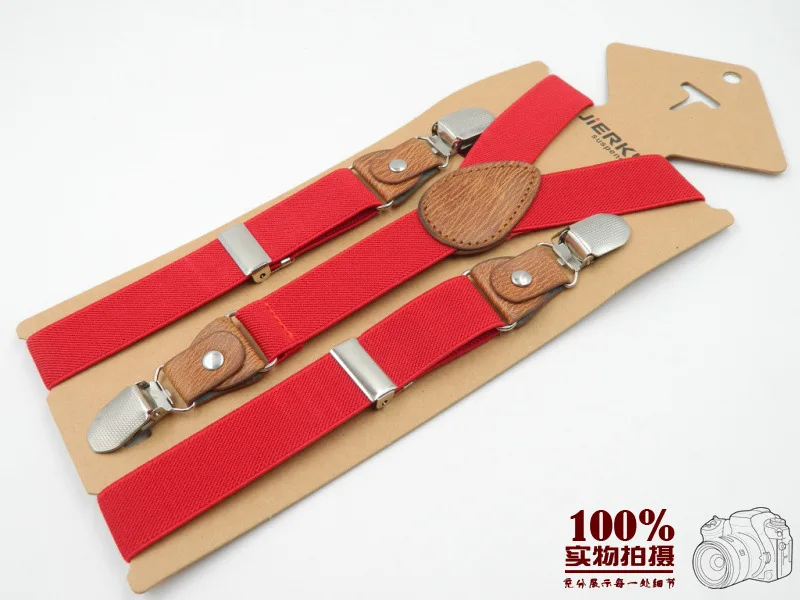 Soild Color Children Belt Baby Boys Girls Suspenders Clip-on Y-Back Braces Elastic Kids Adjustable Suspenders