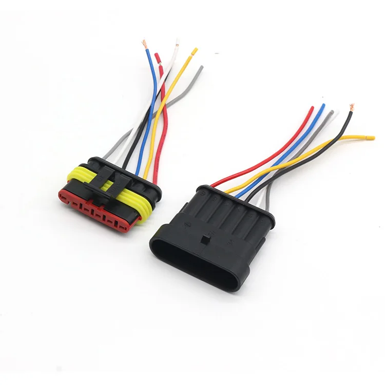 4 Pin AMP Superseal разъем жгута проводов косичка для автомобильной