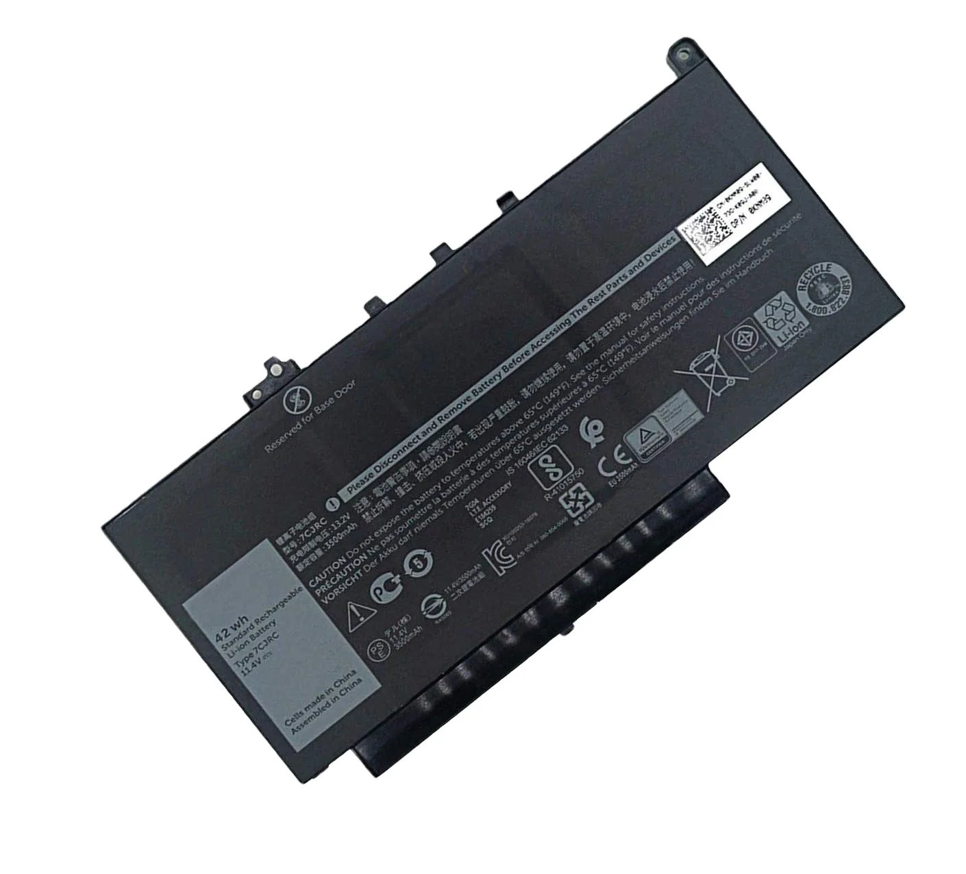 7Cjrc Laptop Battery For Dell Latitude 7470 7270 E7470 E7270 Dell Computer Replaceable Battery For Business Computer