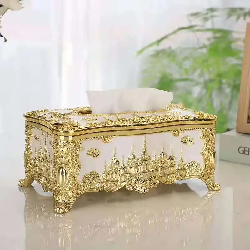 2022 Hot Sale Home Decoration Tissue Box Napkin Holder Plastic Bedroom Tissue Box For Dining Room Paper Box