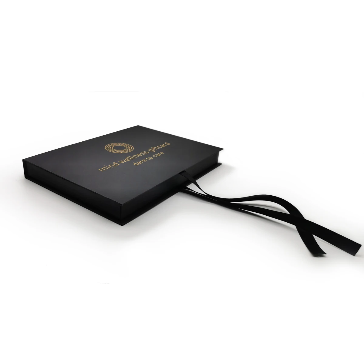 Customized Premium Black Luxury Magnetic Gift Boxes For Gift Sets Packaging With Ribbon Gold Foil Logo Scarf Box
