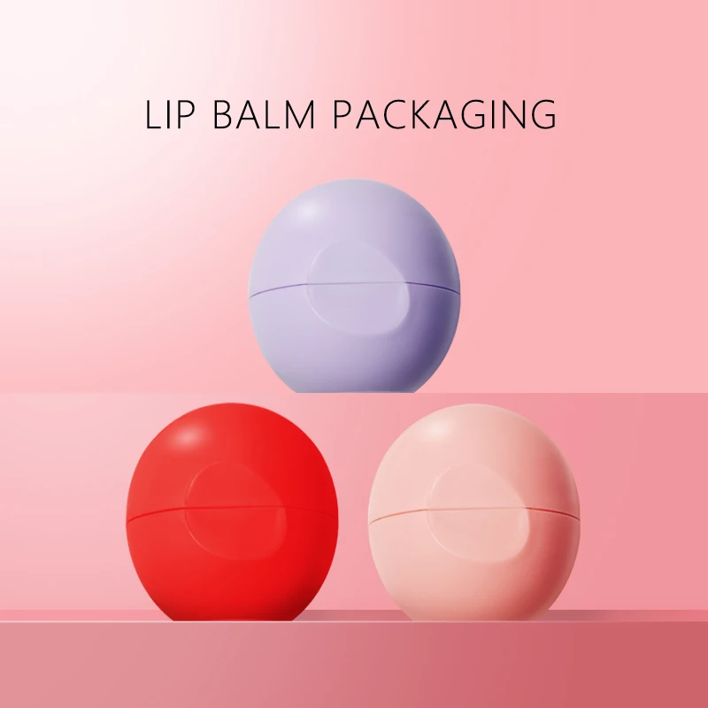 wholesale makeup lip balm tube makeup package container pink lip balm container double sided lip balm container