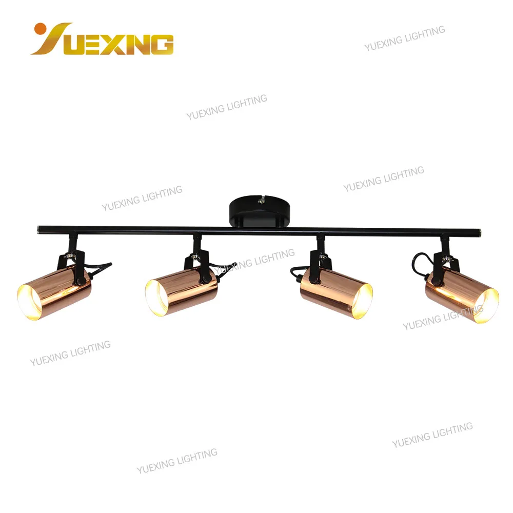 Factory Direct Price Chrome Single GU10 Max 50W Antique Finished Hanging Halogen Spotlights Round Cylinder Wall LED Spot Light L