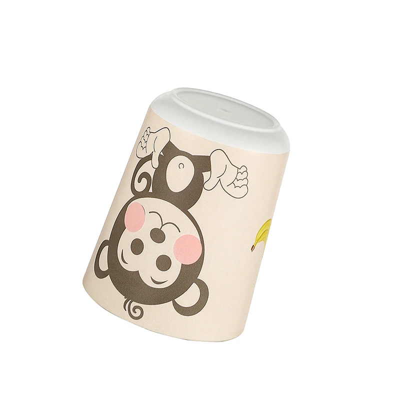 PLA Recycled Material Coffee Cup Reusable Drinking Mug Sublimation Mugs Cute Pattern Kids Tea Cups