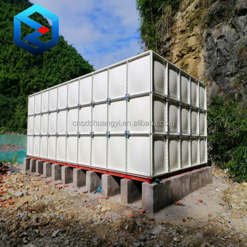 Hot Sale!!! GRP FRP SMC  Assembled Drinking Water Storage Tank Factory