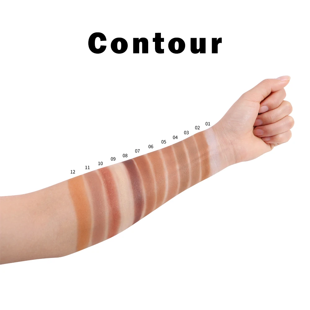 Lilywild Cheek Make Up Contour Blush Makeup Custom Facial Private Label Contour Powder Palette