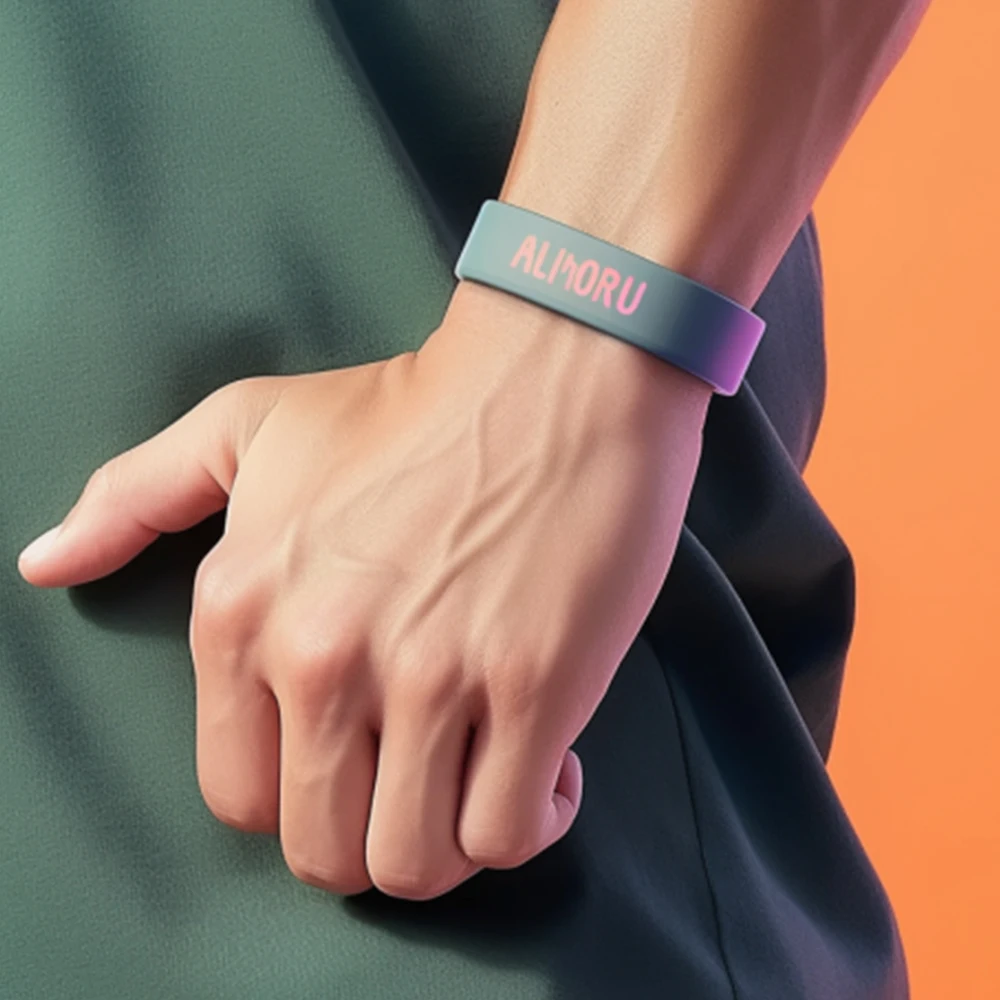 Crystal Code Palestine Rubber Recycled Wristband Wholesale Nfc Wristbands Snap Anime Pearl Bracelet Silicone Jelly Bracelets