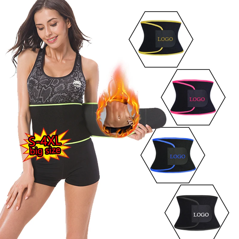 wholesale high quality Neoprene waist trainer belt support private custom Corset Body Shaper Slimming waist trimmer for  women